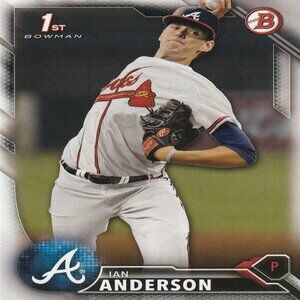 Ian Anderson - 2016 Topps 1st Bowman Baseball Card